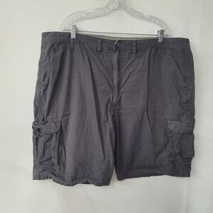 Wrangler Mens Gray Cargo Shorts Size 44 Relaxed Fit Ripstop‎ Outdoor Casual